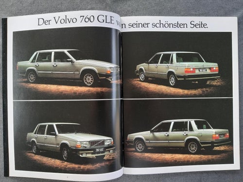 Volvo 760 1983 - försäljningsbroschyr för den tyska marknad (GLE/Turbo Diesel)