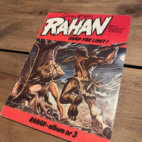 Rahan - Kamp för livet! - Album Nr. 3 - 1974 - VINTAGE Comic