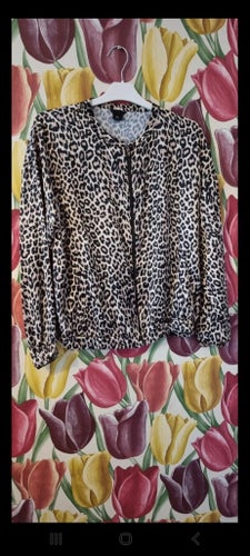 H&M flerfärgad jacka, storlek S