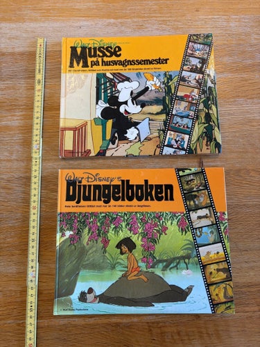 Walt Disneys Djungelboken & Musse på husvagnssemester på svenska 1979 - 1980