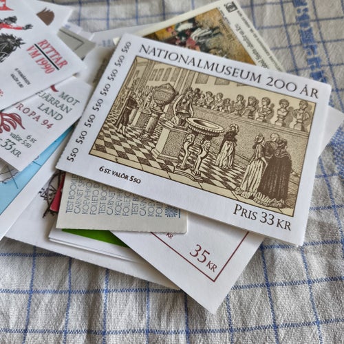 Samling 83 st häften – Högt portovärde (4000kr+) & rariteter MNH