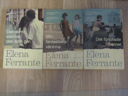 Elena Ferrante - 3 böcker .