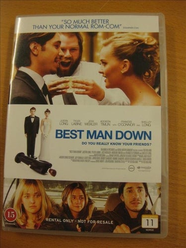 BEST MAN DOWN - JUSTIN LONG, JESS WEIXLER - DVD 2014