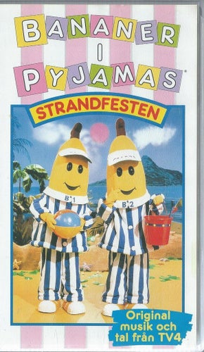 BANANER I PYJAMAS - STRANDFESTEN ( VHS FILM !)