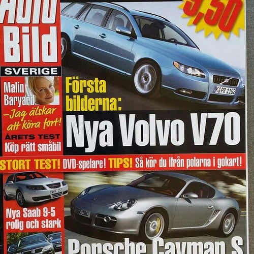 Auto Bild Sverige nr 1 2005: Porsche Cayman S, Ford Mondeo vs VW Passat + Vectra