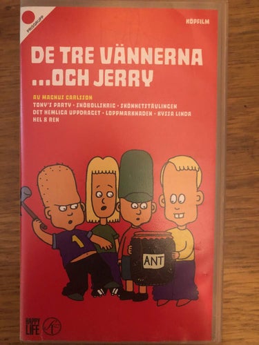 De tre vännerna... och Jerry - VHS