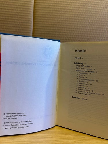 Svenska akademiens ordlista över svenska språket.. Bok. Very Good