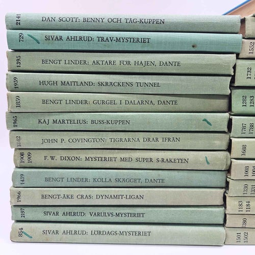 Bokpaket med 24 st B. Wahlströms ungdomsböcker