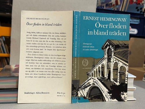 Över floden in bland träden av Ernest Hemingway, bok, Good plus