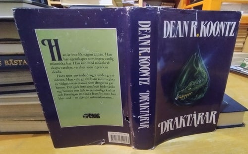 Draktårar av Dean R Koontz, bok, very fine plus