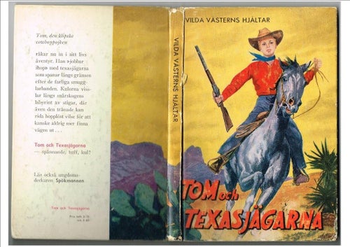 Vilda Västerns Hjältar TOM OCH TEXASJÄGARNA - Birger Hultstrand (1959)