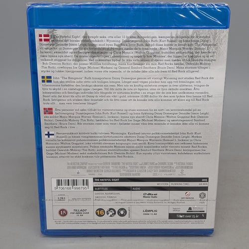 The hateful eight - Svensk text - Ny Inplastad Blu-ray