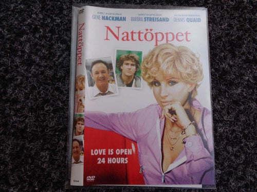 DVD-NATTÖPPET *Gene Hackman, Barbra Streisand, Dennis Quaid*
