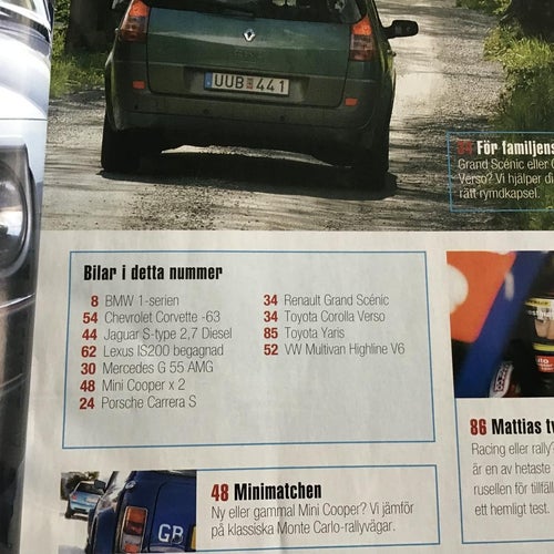 AUTO MOTOR & SPORT NR 13 2004. CARRERA,JAGUAR S TYPE,VW MULTIVAN,LEXUS IS 200