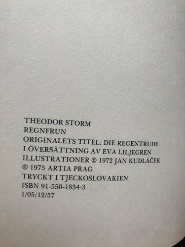 REGNFRUN Theodor Storm 1975