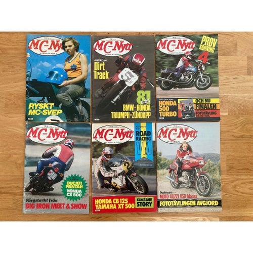 Mc-Nytt från 1981, årgång nr 23, 6 nr