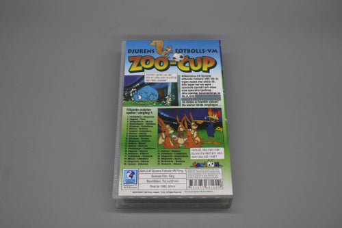 Zoo-Cup - Omgång 1 - Djurens Fotbolls-VM - Tecknat - INPLASTAD (VHS)