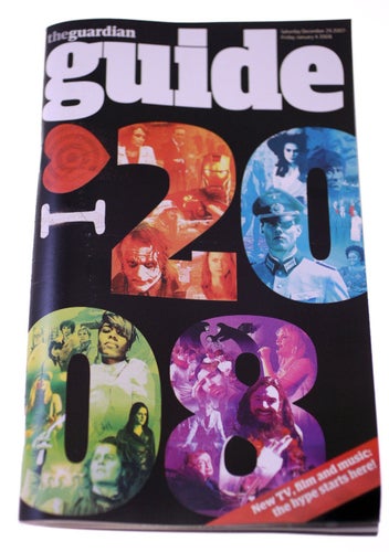 The Guardian Guide magazine "I Love 2008" 29th December 2007-Weight 112g-NEW