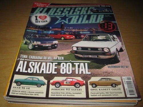 KLASSISKA BILAR NR 4 2014. SAAB 96 V4 , FORD GT40 ,PORSCHE 911 SAFARI ,M.M