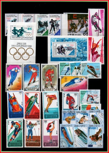OLYMPIC WINTER >CALGARY: MIXET LOT/SÆT MNH/ ** (OL-TEMX-500L3-10 (06)