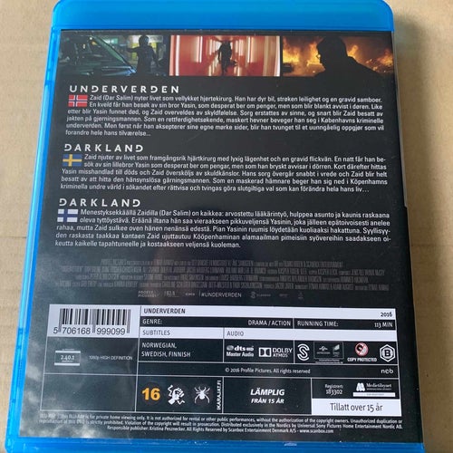 Darkland, Blu-ray