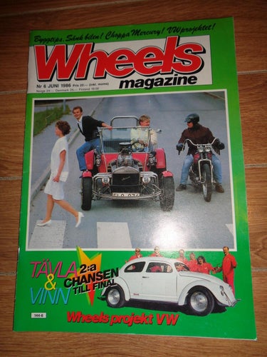 Wheels nr6 1986 Chevy, Ford 54, Ford Woodie, hot rod Harley Davidson ,