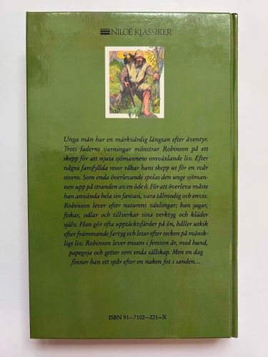 Daniel Defoe - Robinson Crusoe (kartonnage Niloé klassiker) bok
