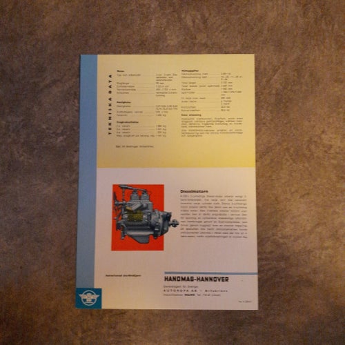 Broschyr HANOMAG Traktor R 228