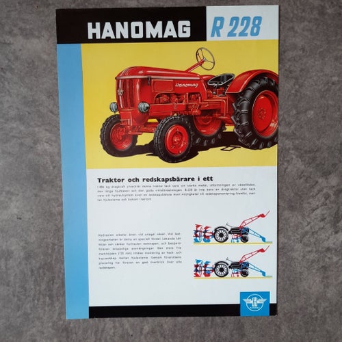 Broschyr HANOMAG Traktor R 228