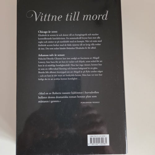 Vittne till mord av Nora Roberts, 2000
