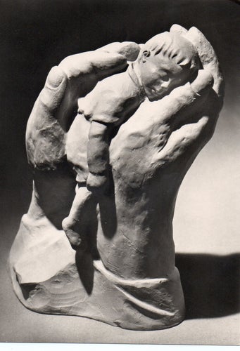 Vykort Skulptur Figur Plastik Dorothea Steigerwald Tyskland