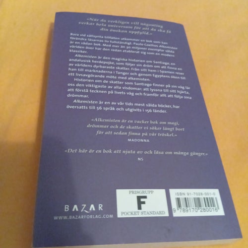 ALKEMISTEN Paulo Coelho POCKET v vvg