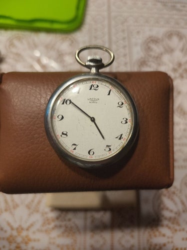 Vintage Lincoln Incabloc Fickur - Krompläterad, Mekanisk Handuppdragning