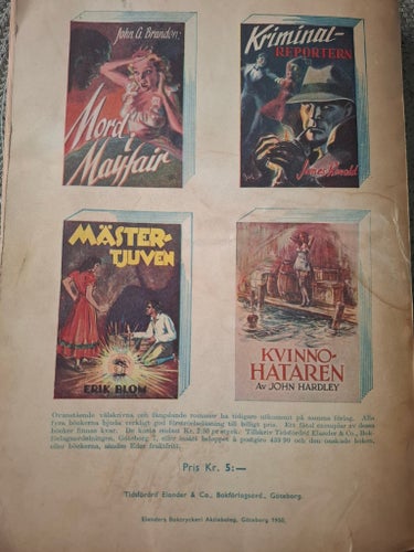 Åsa-Nisse på jaktstigen av Stig Cederholm, 1950