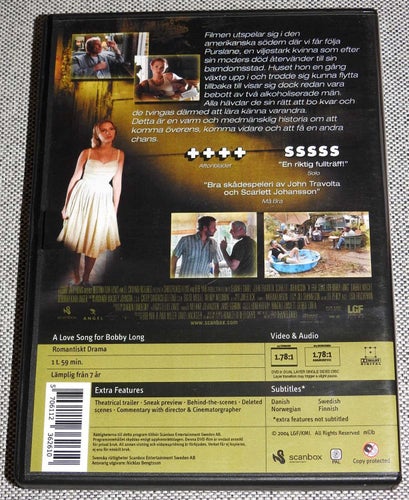A Love song for Bobby Long DVD - John Travolta, Scarlett Johansson