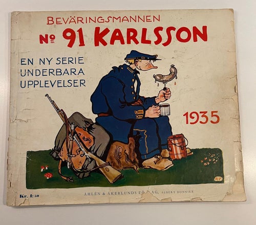 Beväringsmannen No 91 Karlson - 1935