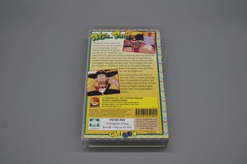 Peter Pan - Kapten kroks magiska ägg - Cartoon - INPLASTAD (VHS)