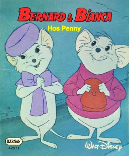 Kärnan Bernad och Bianca hos penny Minibok - Fri Frakt