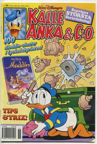 Kalle Anka 1994 nr 36 Kalle En klass för sig