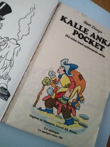 Kalle Ankas Pocket nr 3 Kalle Anka i Knipa. Andra upplagan