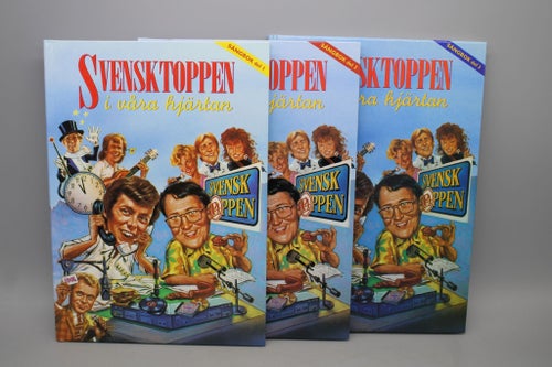Svensktoppen i våra hjärtan - Sångbok del 1-2-3