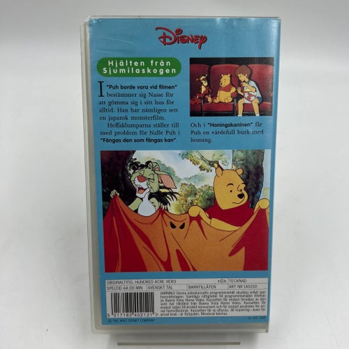 Nalle Puh Hjälten från Sjumilaskogen VHS
