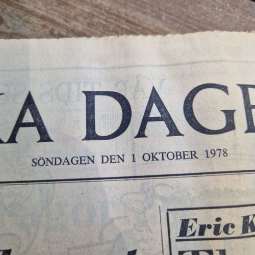 Svenska Dagbladet 1 oktober 1978