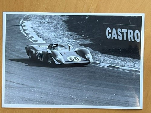 Ferrari 312 P i brittiska BOAC 500 1969, C Amon/P Rodriguez blev 4a, 11 x 16 cm