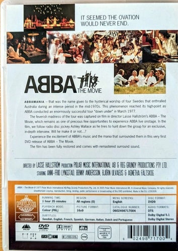 ABBA: The Movie, svensk utgåva