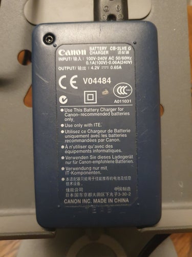 Canon CB-2LVE G batteriladdare för digitalkameror