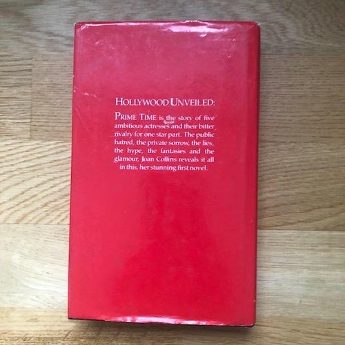 Prime Time By Joan Collins Hard Cover Book First Edition 1988