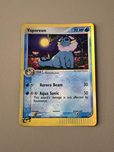 Vaporeon 25/100 Reverse Holo - EX Sandstorm