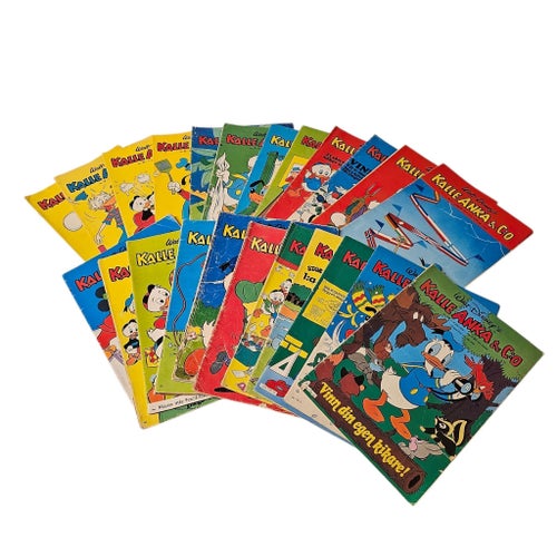 Kalle Anka & C:o – 25 st serietidningar 1970-1978