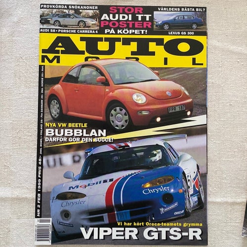 Automobil tidning från februari 1999